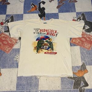 Vintage Budweiser lizard tee